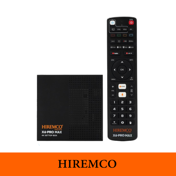Hiremco X6 PRO MAX 128GB Android Box